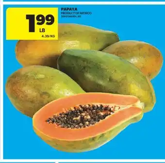 Real Canadian Superstore PAPAYA offer