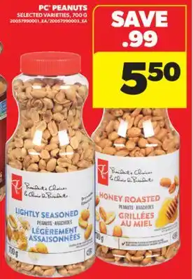 Real Canadian Superstore PC PEANUTS, 700 G offer