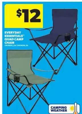 Real Canadian Superstore EVERYDAY ESSENTIALS QUAD CAMP CHAIR offer