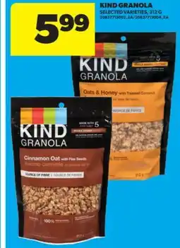 Real Canadian Superstore KIND GRANOLA, 312 G offer