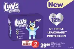 Real Canadian Superstore LUVS GIANT PACK DIAPERS, SIZE 3-7 - 168'S offer