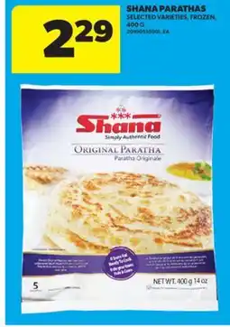 Real Canadian Superstore SHANA PARATHAS, 400 G offer