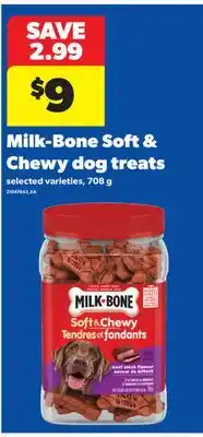 Real Canadian Superstore MILK-BONE SOFT & CHEWY DOG TREATS, 708 G offer