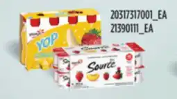 Real Canadian Superstore YOP NO SUGAR ADDED DRINKABLES, 8X200 ML OR YOPLAIT SOURCE OR CREAMY, 16X100 G, YOGURT offer