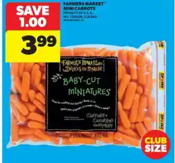 Real Canadian Superstore FARMERS MARKET MINI CARROTS, 2 LB BAG offer