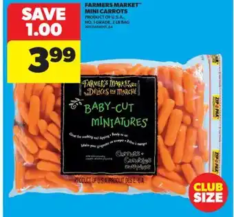 Real Canadian Superstore FARMERS MARKET MINI CARROTS, 2 LB BAG offer