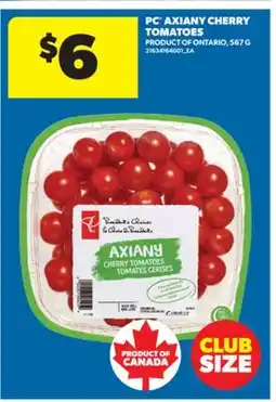 Real Canadian Superstore PC AXIANY CHERRY TOMATOES, 567 G offer