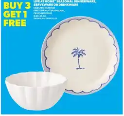 Real Canadian Superstore LIFE AT HOME SEASONAL DINNERWARE, SERVEWARE OR DRINKWARE offer