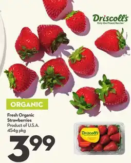 Longo's Fresh Organic Strawberries offer