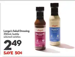 Longo's Salad Dressing offer