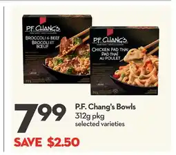 Longo's P. F. Chang's Bowls offer