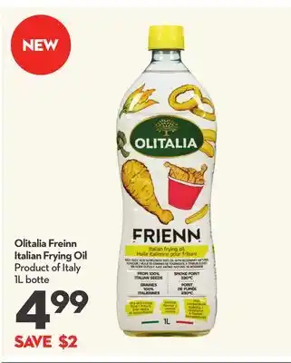 Longo's Olitalia Freinn Italian Frying Oil offer