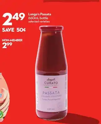 Longo's Passata offer