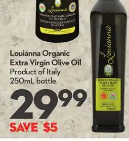 Longo's Louianna Organic Extra Virgin Olive Oil offer