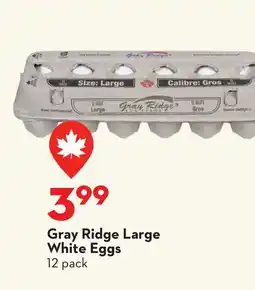Longo's Large White Eggs offer