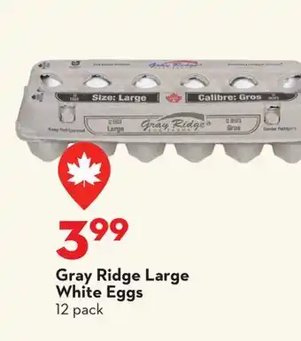 Longo's Large White Eggs offer