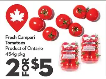 Longo's Fresh Campari Tomatoes offer