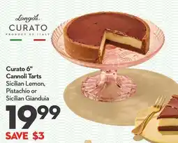 Longo's 6 Cannoli Tarts offer