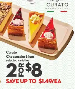 Longo's Cheesecake Slices offer