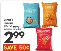 Longo's Popcorn offer