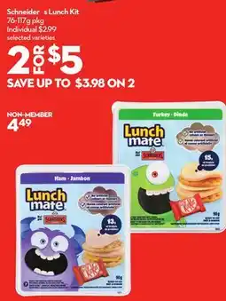 Longo's Lunch Kit offer