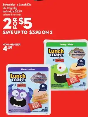 Longo's Lunch Kit offer
