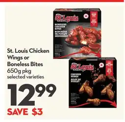 Longo's Chicken Wings or Boneless Bites offer