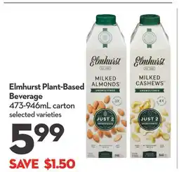 Longo's Plant-Based Beverage offer