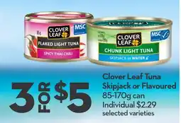 Longo's Tuna Skipjack or Flavoured offer