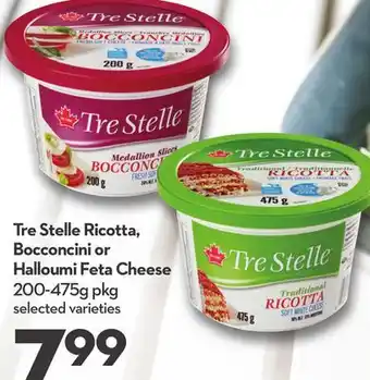 Longo's Ricotta, Bocconcini or Halloumi Feta Cheese offer