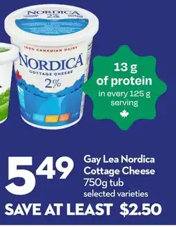 Longo's Gay Lea Nordica Cottage Cheese offer