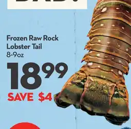 Longo's Frozen Raw Rock Lobster Tail offer