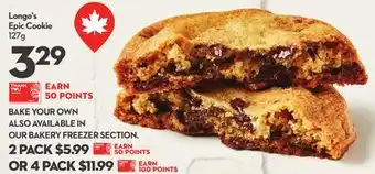 Longo's Epic Cookie offer
