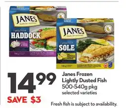 Longo's Frozen Lightly Dusted Fish offer