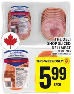 Food Basics THE DELI SHOP SLICED DELI MEAT offer