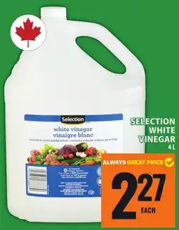 Food Basics SELECTION WHITE VINEGAR offer
