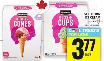 Food Basics SELECTION ICE CREAM CUPS offer