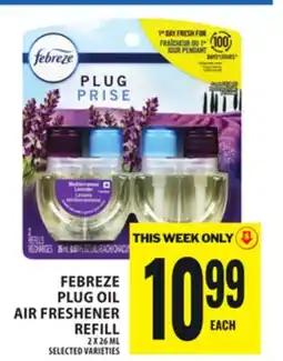 Food Basics FEBREZE PLUG OIL AIR FRESHENER REFILL offer