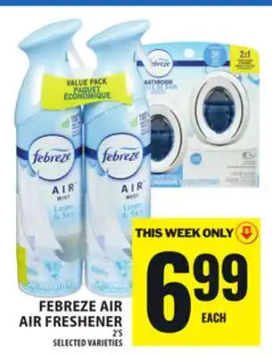 Food Basics FEBREZE AIR AIR FRESHENER offer