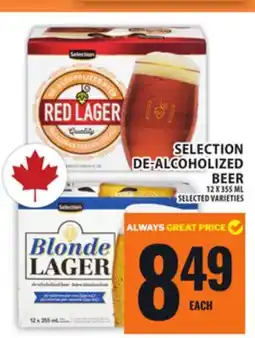 Food Basics SELECTION DE-ALCOHOLIZED BEER offer