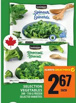 Food Basics SELECTION VEGETABLES offer