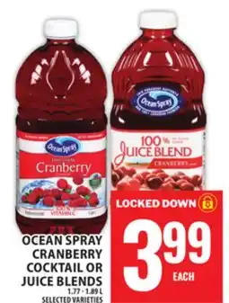 Food Basics OCEAN SPRAY CRANBERRY COCKTAIL OR JUICE BLENDS offer
