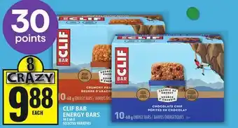 Food Basics CLIF BAR ENERGY BARS offer