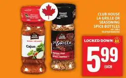 Food Basics CLUB HOUSE LA GRILLE OR SEASONING SPICE BOTTLES offer