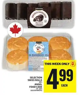 Food Basics SELECTION SWISS ROLLS OR ANGEL FOOD CAKE offer