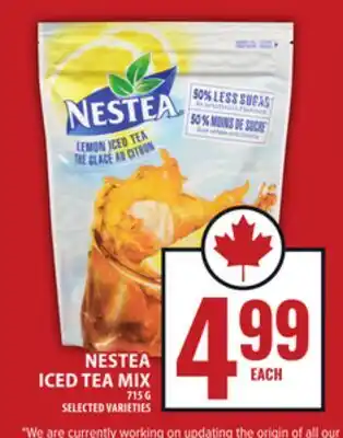 Food Basics NESTEA ICED TEA MIX offer