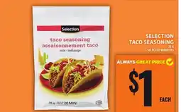 Food Basics SELECTION TACO SEASONING offer