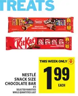 Food Basics NESTLÉ SNACK SIZE CHOCOLATE BAR offer