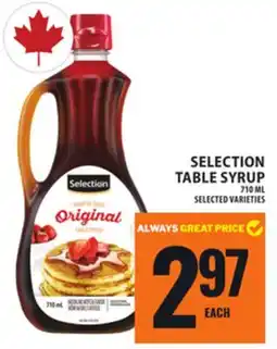 Food Basics SELECTION TABLE SYRUP offer