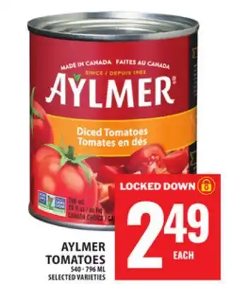 Food Basics AYLMER TOMATOES offer